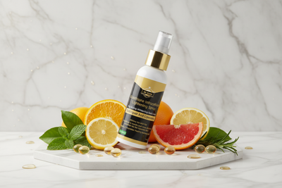 Spray flat lay